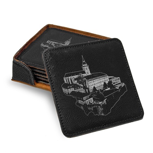 Untersetzer aus Kunstleder