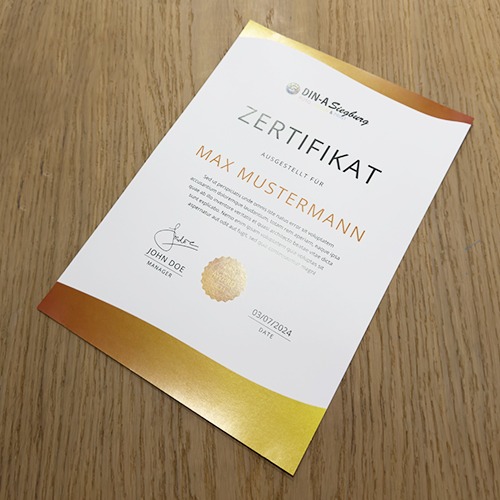 Zertifikate / Urkunden